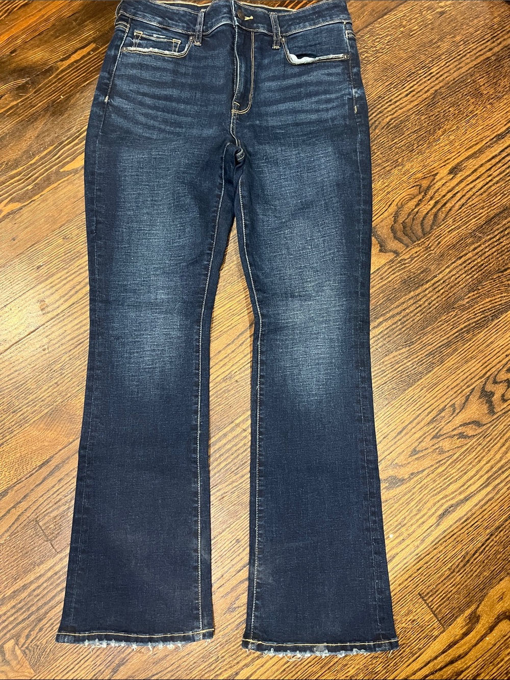 American Eagle Dark Wash Women's Skinny Kick Jeans